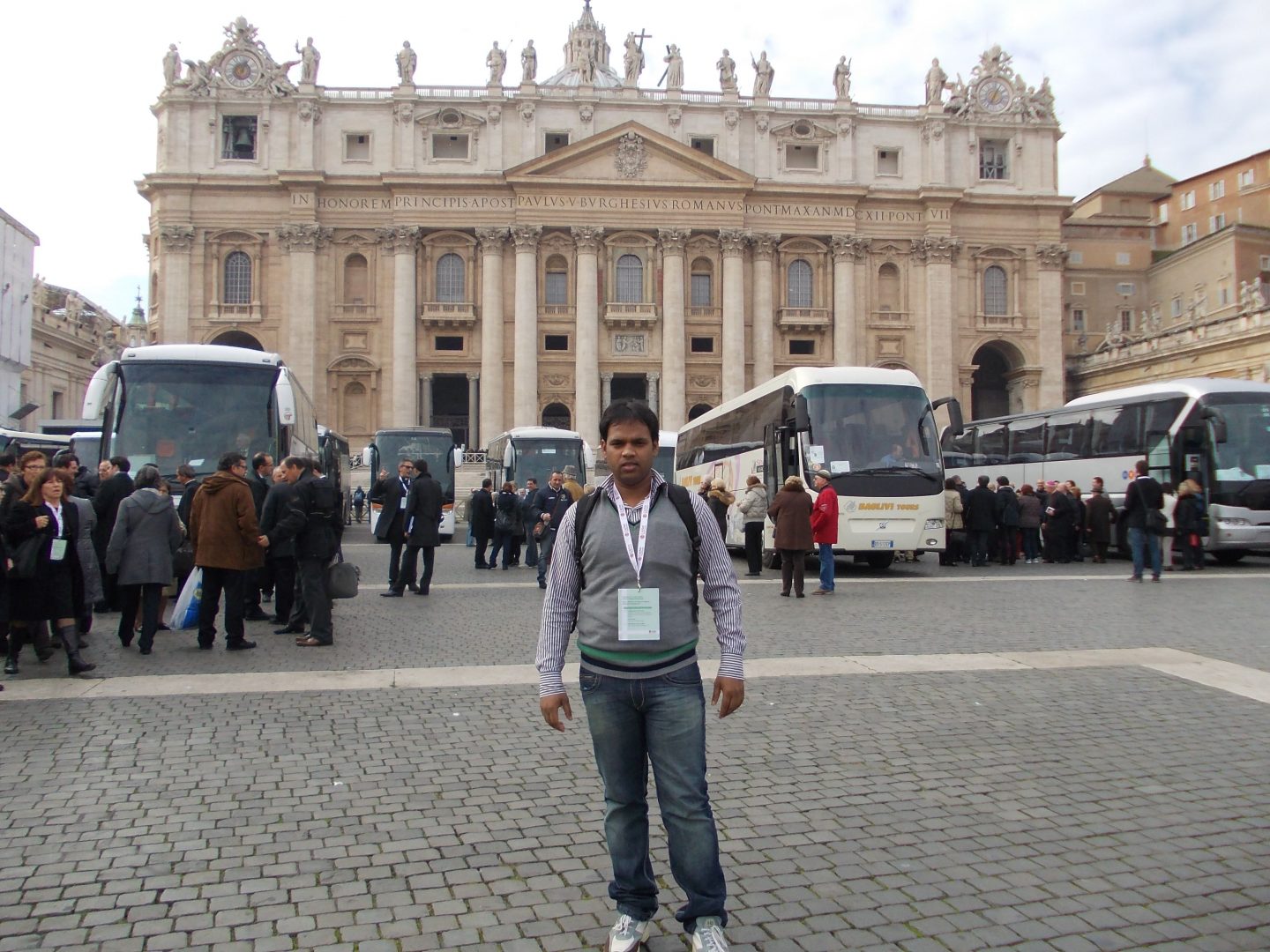 Un volontario SVE incontra il Papa