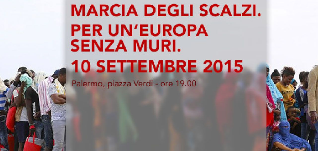 Marcia degli Scalzi, Palermo dalla parte dei migranti