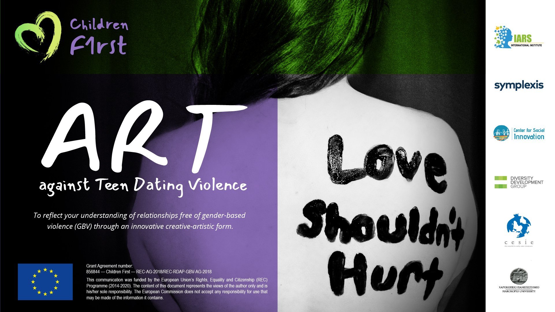 CHILDREN FIRST – #ArtAgainstTeenDatingViolence online contest
