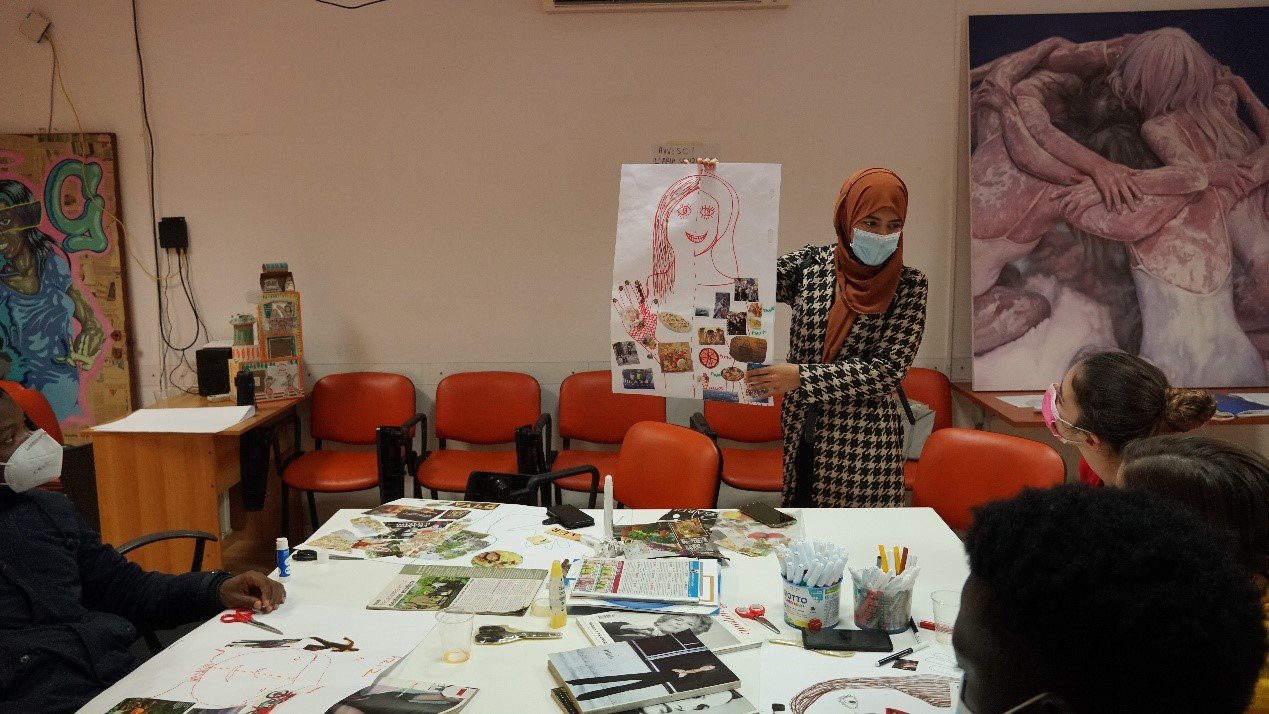 Volunteering experience of Fardus within the project Mapping Solidarity!