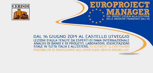 CERISDI – Master “Europroject Manager”