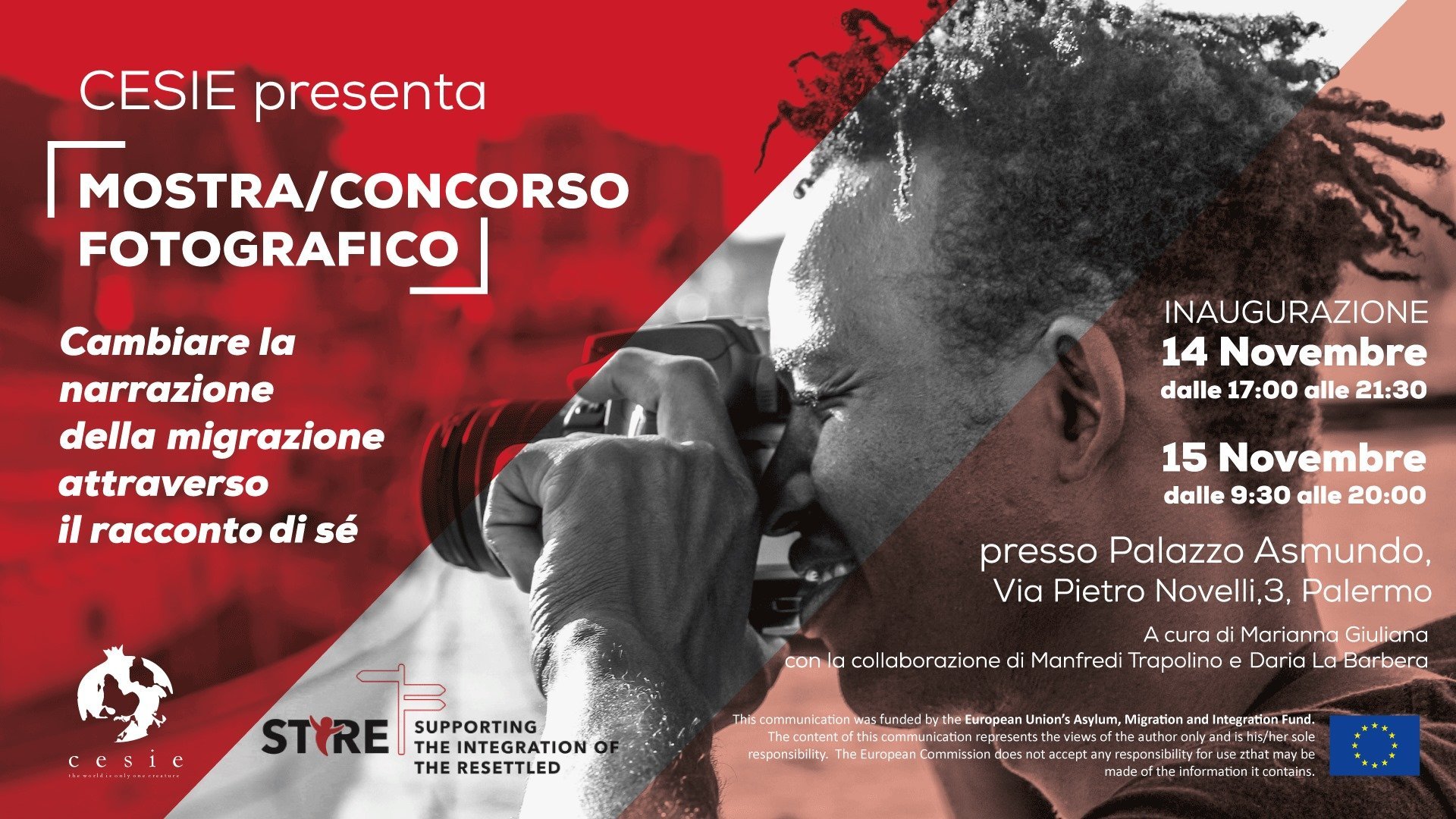 Mostra/Concorso fotografico: Cambiare la narrazione della migrazione attraverso il racconto di sé