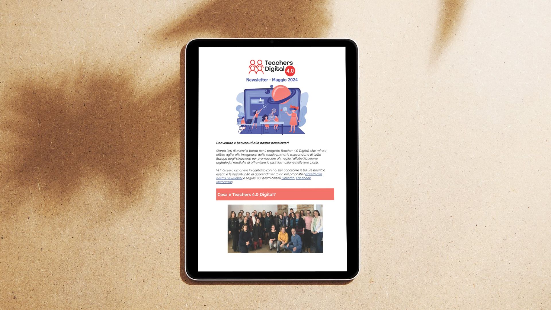 Teachers 4.0 – Newsletter