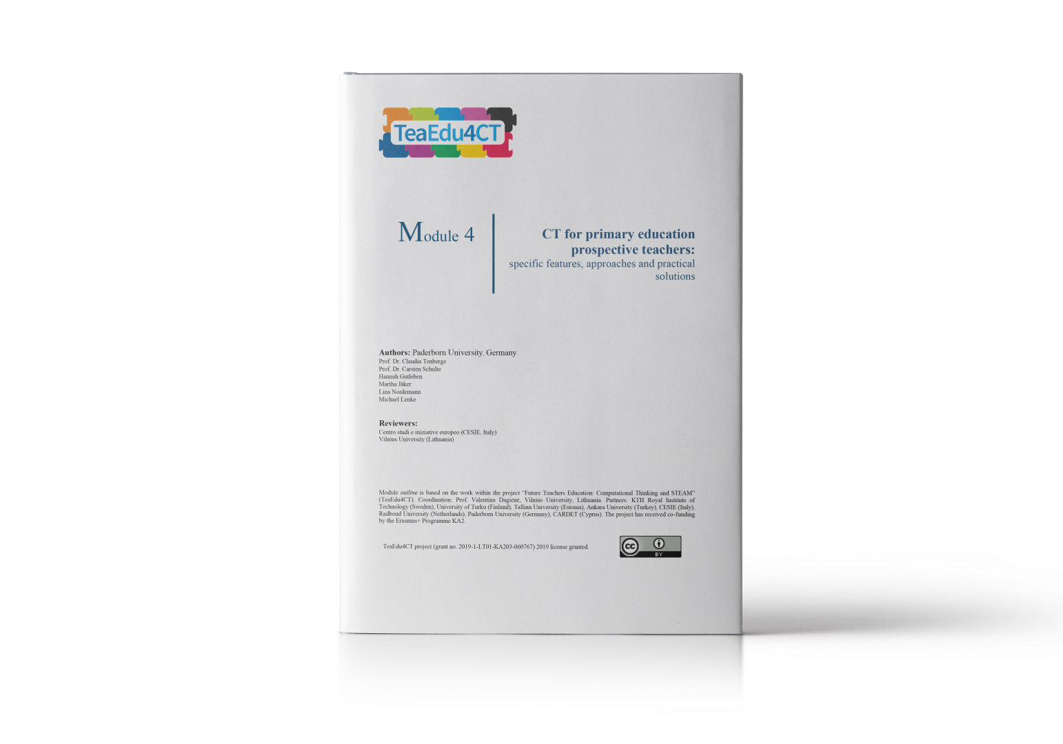 TeaEdu4CT: CT for primary education prospective teachers