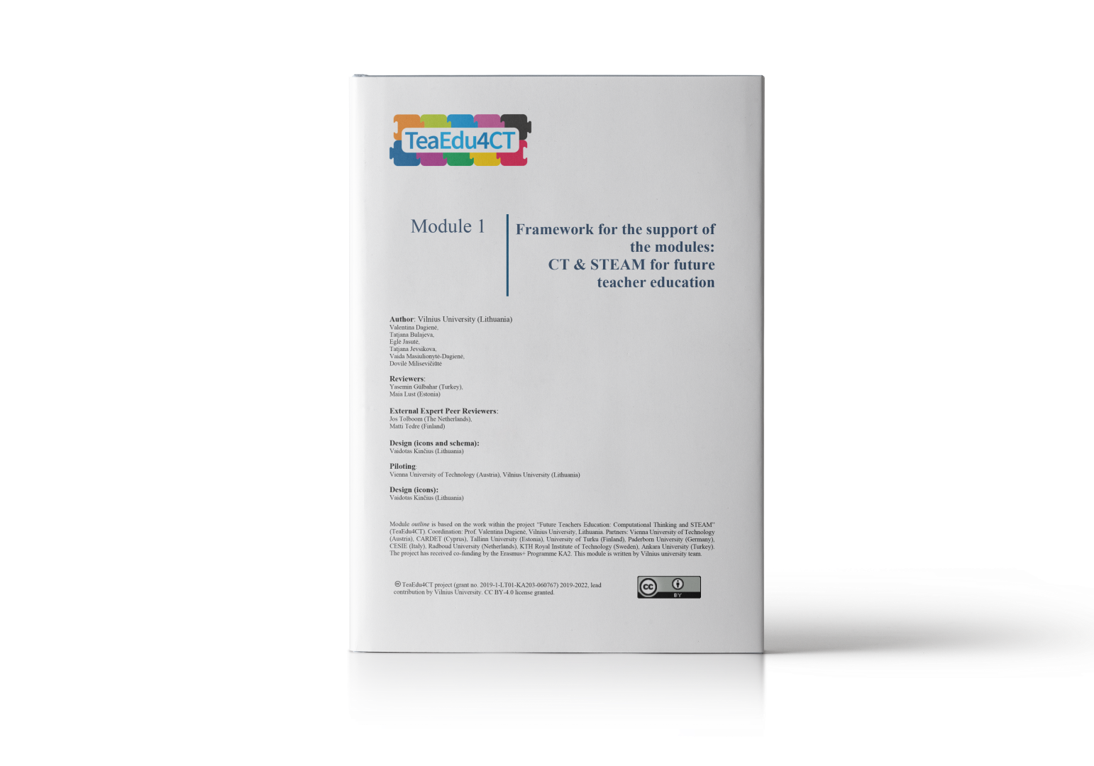 TeaEdu4CT: Framework: CT & STEAM for future teacher education