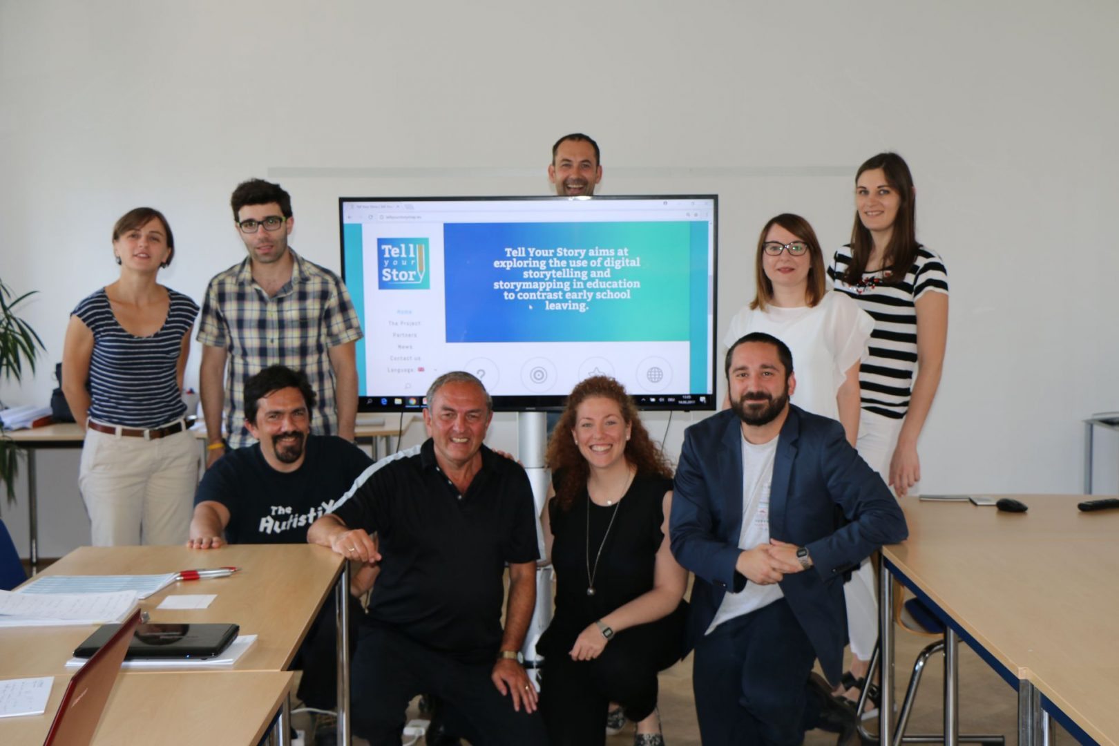 Storytelling prevenzione abbandono scolastico meeting Vienna