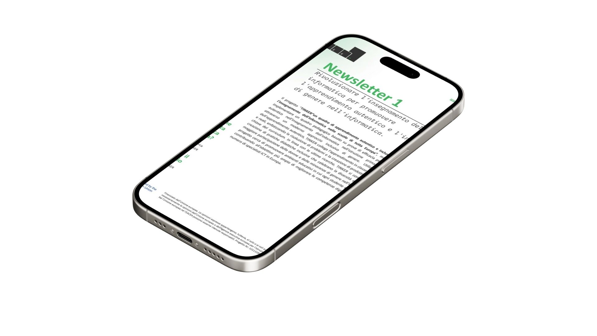 TINKER – Newsletter