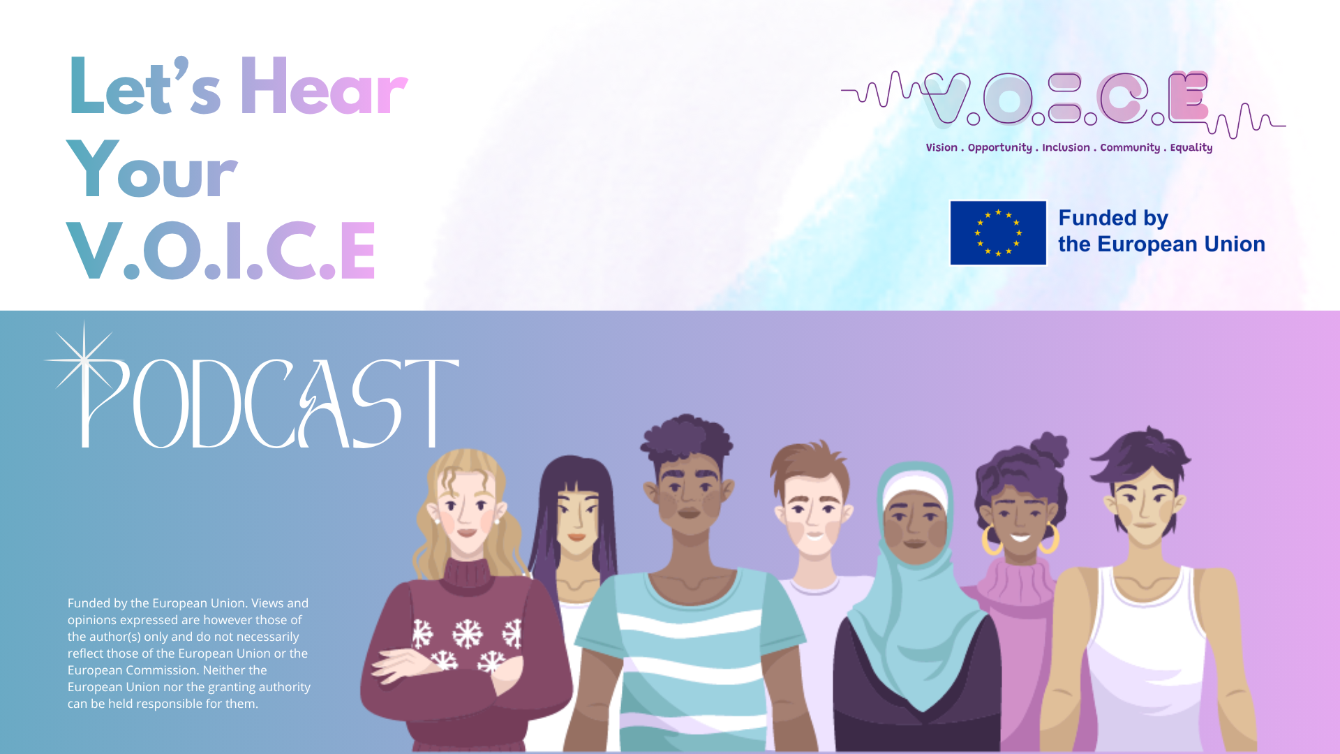 Podcast episodes “Let’s hear your V.O.I.C.E.”