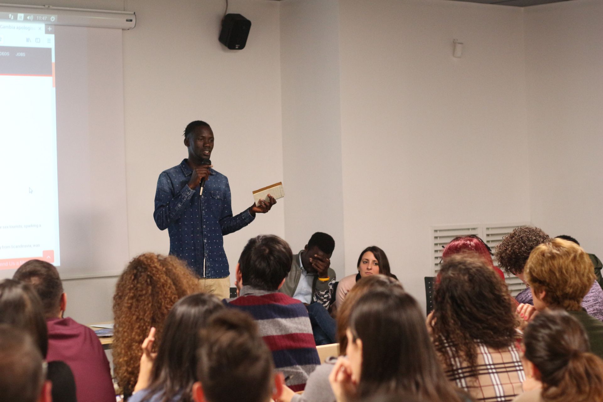 Diritti umani e inclusione: l’associazione Gambiana incontra gli studenti di psicologia