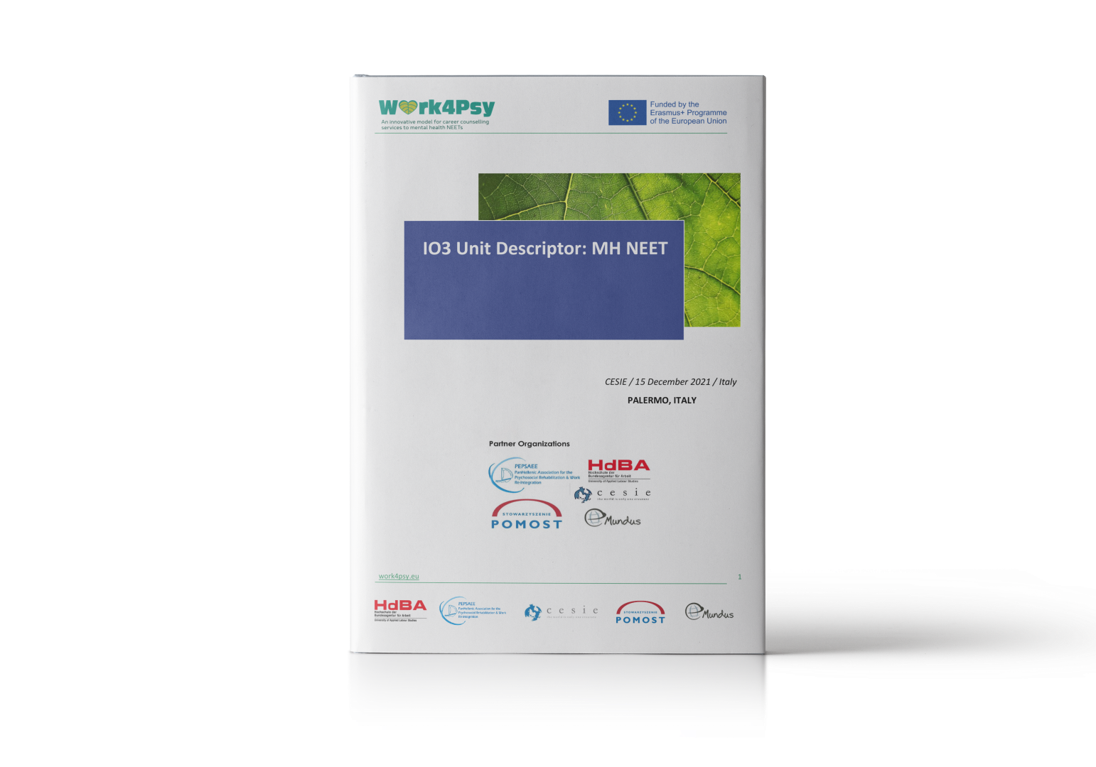 WORK4PSY – European Work and Education Integration Curriculum of MH NEETs